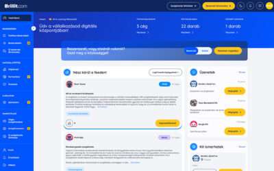 A Brillit az Év honlapja verseny jelöltje – egy magyar fejlesztés, ami új szintre emeli a B2B kapcsolatépítést
